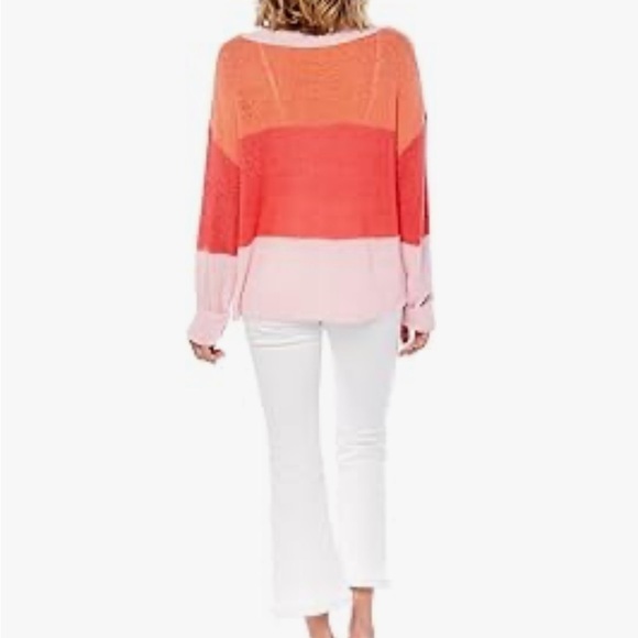 Mud Pie Barker Button Down Cardigan Sz M/L Women Multi Colored - Picture 3 of 8